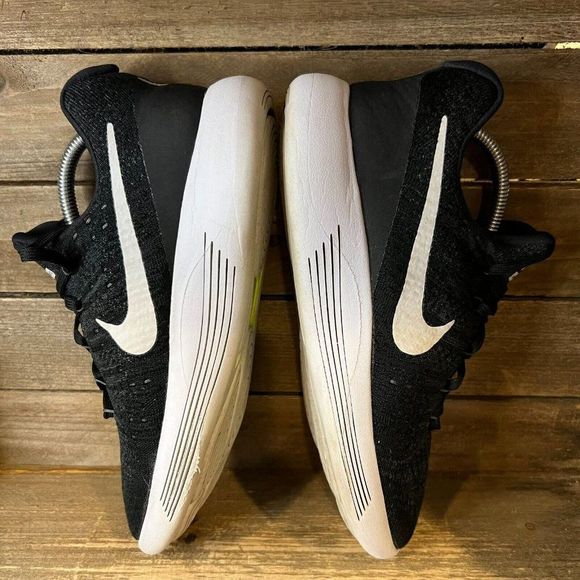 Womens Nike Lunarepic Flyknit 2 Black Athletic Running Sneakers Shoes Size 8.5 M - Picture 4 of 6